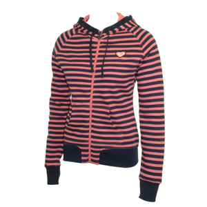 Roxy Ladies Roxy Slide Away B Hoody. Coral Pink