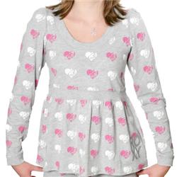 Molly PJ Top - Heather Grey