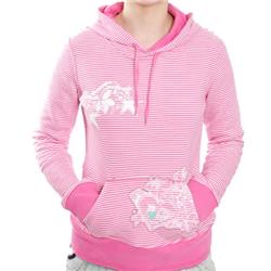Relax Mix Mini Stripes Hoody - Pink