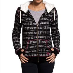Revolution Sherpa Jacquard Hoody - True Black