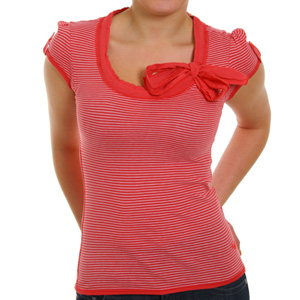 Rock Me In Tee shirt - Vermillion