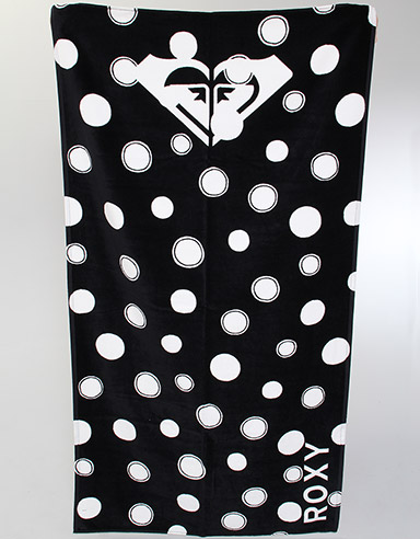 Silence Beach towel - Black