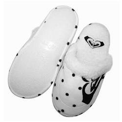 Snowflake Ladies Slippers - White