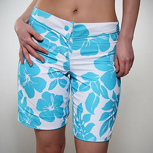 Surfer Soul Long Boardies - Neon Blue