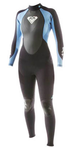 Roxy Syncro 4/3mm Wetsuit black/blue 12