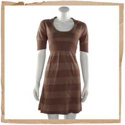 Winter Baby Doll Dress Chocolate