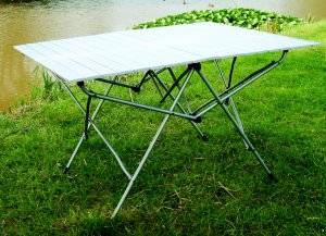 Double Aluminium Roll Up Table