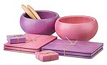 Royal Doulton 4 Coasters - Pink