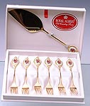 Set of 6 Forks/Cake Knife