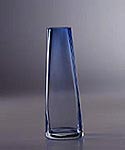 Royal Doulton Tapered Square Vase Blue