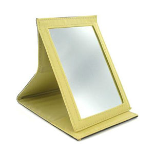 Royal Folding Travel Mirror - Tan