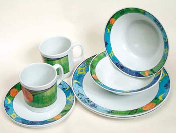 Fruits Melamine Tableware Set