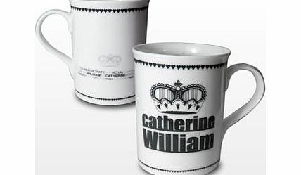 Royal Wedding Black Crown Mug