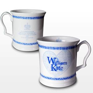 Wedding Blue Heart Tankard Mug