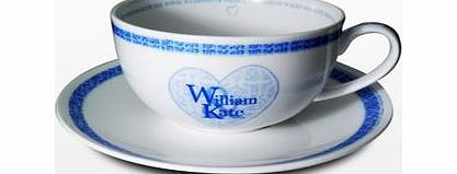 Wedding Blue Heart Teacup