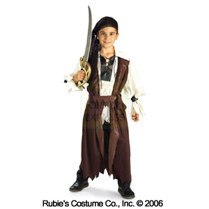 Rubies Caribbean Pirate Costume Large