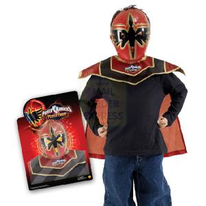 Rubies Power Rangers Mask and Cape Dress Up Set