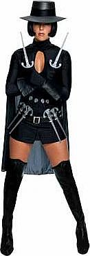 V for Vendetta Costume - Size 8-10