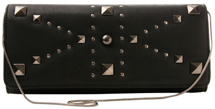 studded clutch bag