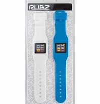 RUBZ Pack of 2 White Blue NANO WATCH HOLDERS