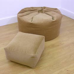 rucomfy Bean Bag and Slab Corduroy Duo