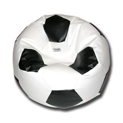 rucomfy Bratbag Medium faux leather football bean bags