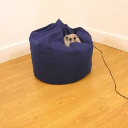 rucomfy Didibag Small Denim bean bag