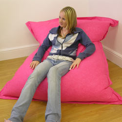 Squashy Squarbie 4 in 1  Printed Denim Bean Bag