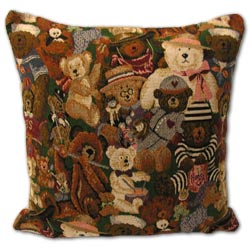 Teddies Tapestry 45x45 cm Cushion