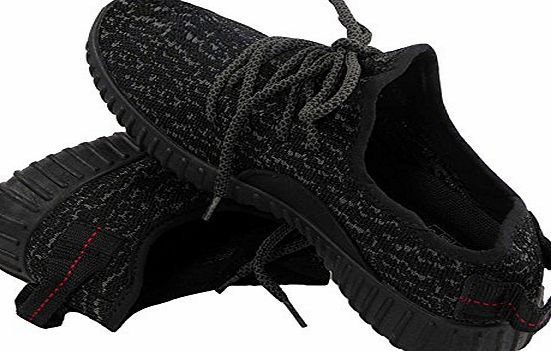 Runway Splash LADIES RUNNING TRAINERS WOMENS FITNESS GYM SPORTS YEEZY BOOST SHOCK SHOES 36-41[Black ,40]