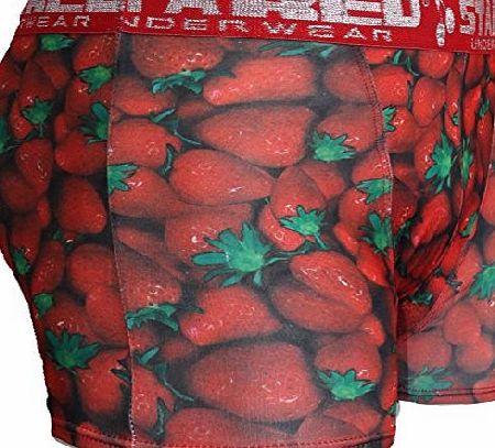 Runway Splash MENS DESIGNER DE-DOS RUDE BOXER SHORTS NOVELTY FUNNY UNDERWEAR PARTS TRUNKS GIFT[Blue Fadded,L]