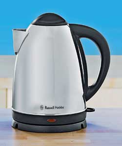 Stainless Steel and Black Ceylon Jug Kettle