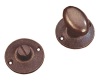 Bronze Oval Door Knob Turn and Release