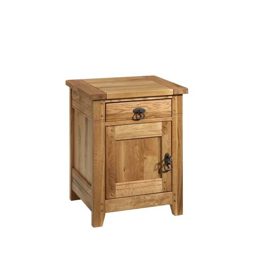 Rustic Oak Bedroom Furniture Rustic Oak Bedside Cabinet - Left Hinged 312.125