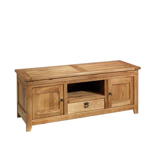 Rustic Oak Furniture Rustic Oak TV Cabinet Low