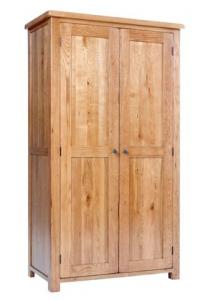 rustic Oak Ladies Wardrobe