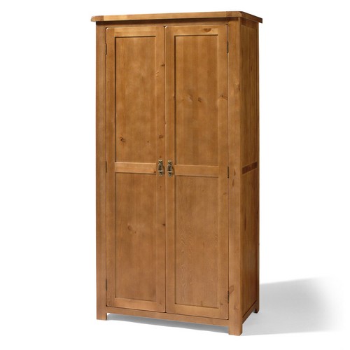 Rustic Pine Full Hanging Wardrobe 808.212