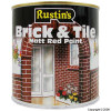 Matt Finish Brick and Tile Red Paint 1Ltr
