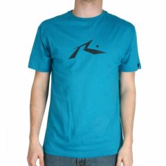 Mens Rusty R Dot Tee Turquoise