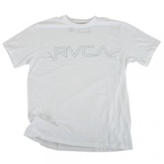 Mens Rvca Stitch Tee White