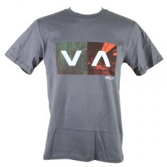 Mens Rvca The Balance Tee Bourgeois Blue