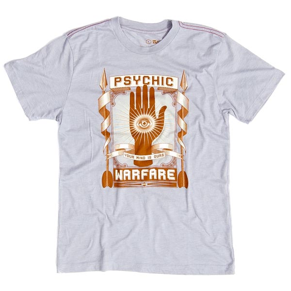 T-Shirt - Psychic Warfare - Grey Noise G1SSRE