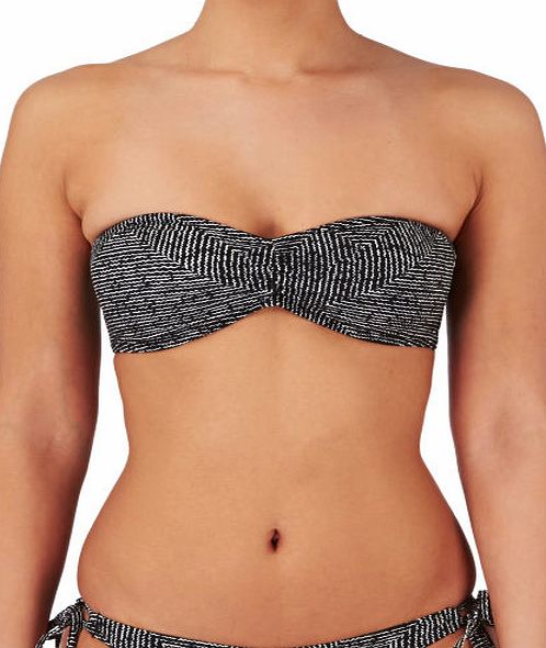 RVCA Womens RVCA Left Coaster Bandeau Bikini Top -