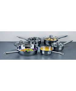 Sabichi 5 Piece Stainless Steel Pan Set