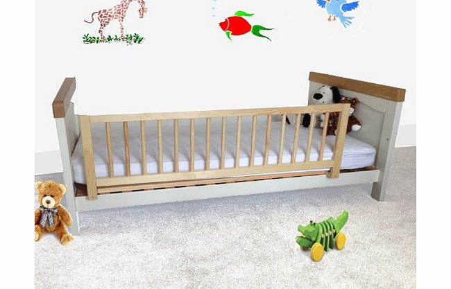 Safetots Bed Guard Wooden Natural