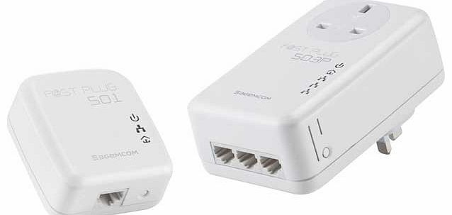 Fastpack 500 Multi 3-Port Powerline Duo