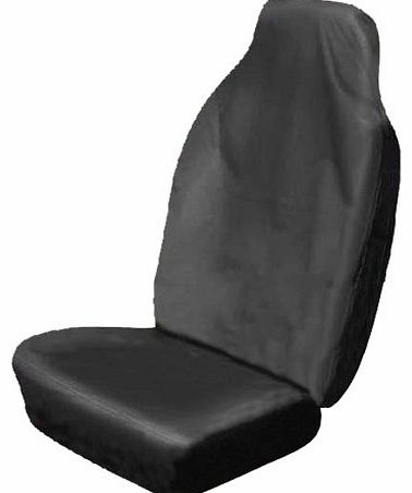 Sakura Extra Heavy Duty/ High Back Car Seat Cover - Black (Single)