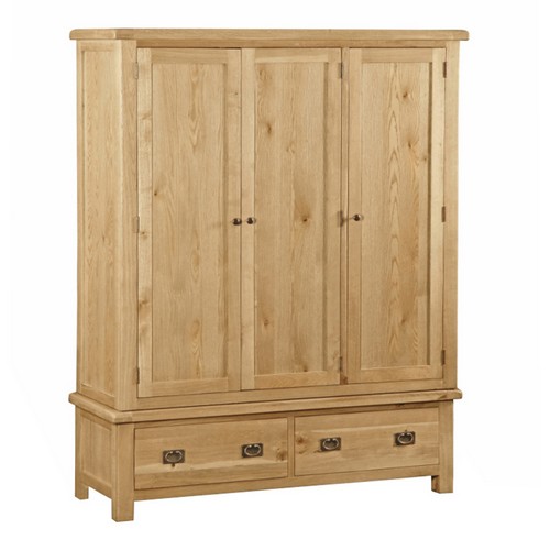 Salisbury Oak Triple Wardrobe 596.017