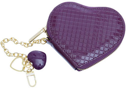 heart shaped purse