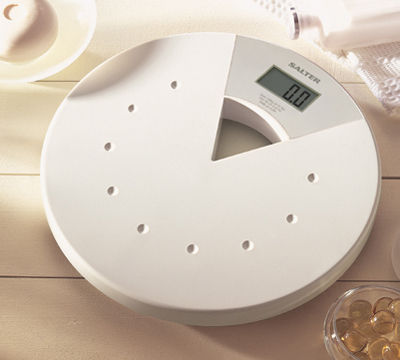 996 Electronic Bathroom Scale (White)